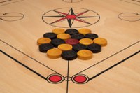 Piese Carrom ,  Deluxe, - 1