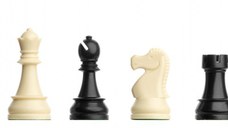 Piese de sah din plastic Staunton 6 - DGT de turneu, in punga  cu regina suplimentara