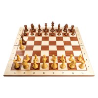 Piese lemn Staunton 6 Design Alban cu Tabla lemn no 6 pliabila artar - 1