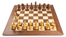 Piese lemn Staunton 6 Design Alban cu Tabla lemn nuc Rechapados 55mm