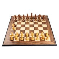 Piese lemn Staunton 6 Design Alban cu Tabla lemn nuc turnat 55mm - 1