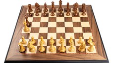 Piese lemn Staunton 6 Design Alban cu Tabla lemn nuc turnat 55mm