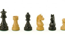 Piese sah Staunton Classic Ebonised, kh 101mm