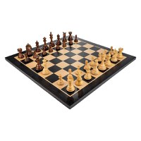 Piese Staunton 6 Columbia cu Tabla pliabila negru artar + cutie la alegere (optional) - 1