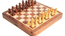 Sah magnetic lemn kh31 mm, 19x19 cm