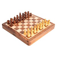 Sah magnetic lemn kh31 mm, 19x19 cm - 1