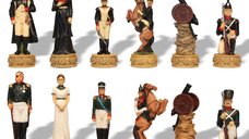 Set de Piese de Sah Napoleon in Rusia