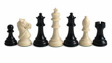 Set de sah Staunton 6 Royal Crest din ABS, kh 95mm