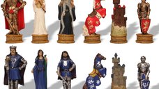 Set de sah tematic din ceramica - Regele Arthur