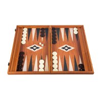 Set joc table backgammon lemn cu aspect de Mahon ,   47 x 60 cm - 1
