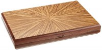 Set joc table   backgammon - lemn de arbore de cauciuc Mykonos - 49x60 cm - 1