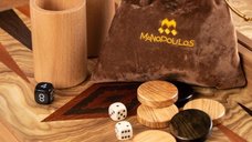 Set joc table backgammon Maslin 48 x60 cm