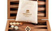 Set joc table backgammon Walnut de Calatorie 19,5 x 23 cm