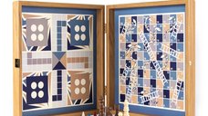 Set  Manopoulos (4 in 1) sah, Table, Ludo  Snakes 34 x 34 cm - 4 CULORI
