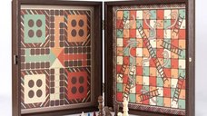 Set  Manopoulos (4 in 1) sah, Table, Ludo  Snakes 34 x 34 cm - 4 CULORI