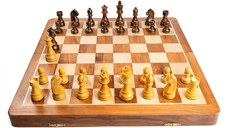 Set piese si cutie cu tabla de sah - Tournament cu regine suplimentare