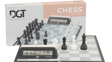 Set Sah DGT cu TABLA , PIESE SI CEAS - DGT CHESS BOX