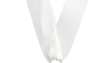 Snur alb pentru medalie, latime 11 mm