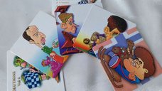 Suport pahare (Coaster) cu combinatii de sah