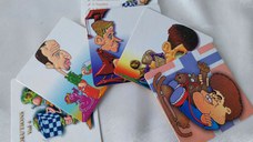 Suport pahare (Coaster) cu combinatii de sah