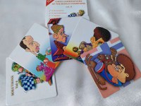 Suport pahare (Coaster) cu combinatii de sah - 1