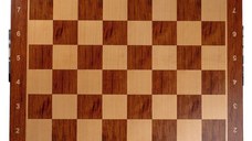 Tabla de sah din lemn padauk, 55 x 55 cm - Imperfect