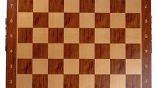 Tabla de sah din lemn padauk, 55 x 55 cm