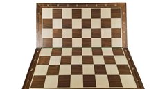 Tabla de sah din lemn pliabila cu inlay din nuc si artar
