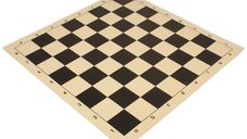 Tabla de sah din vinil negru, 57 mm