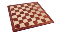 Tabla de sah -lemn mahon, 48 x 48 cm, patrat 50 mm (cu sau fara notatie)