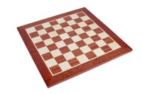 Tabla de sah -lemn mahon, 48 x 48 cm, patrat 50 mm (cu sau fara notatie) - 1