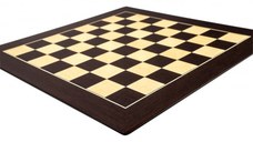 Tabla de sah no.6, lemn wenge, 55x55 cm, patrat 55 mm, Barcelona   Deluxe