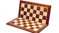 Tabla de sah pliabila - lemn no 5 - mahon - cu notatie , Imperfect