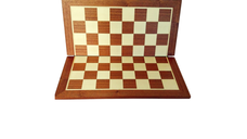 Tabla de sah pliabila - lemn no 5 - mahon - cu si fara notatie