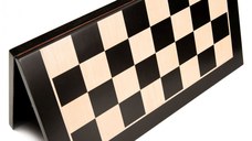 Tabla sah lemn pliabila-inlaid negru artar, 48x48, patrat 50mm