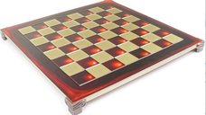 Tabla sah metal - Alama-Rosu - 44cm