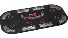Top masa de Poker pliabila in 4, negru