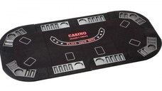 Top masa de Poker pliabila in 4, negru