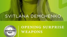 TRAINING VIDEO - CHESSBASE - 60-Minute Opening Surprise Weapons by Svitlana Demchenko