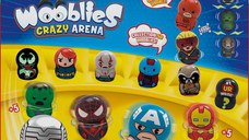 Arena cu 4 figurine Wooblies Marvel - Magnetic Power, 2 lansatoare