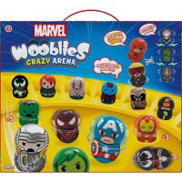 Arena cu 4 figurine Wooblies Marvel - Magnetic Power, 2 lansatoare - 1