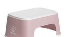 BabyBjorn Treapta Inaltator pentru Baie, Alb/Roz - Sigur si Stabil