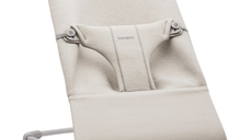 Balansoar BabyBjorn Bliss Light Beige 3D Jersey pentru 0 - 2 ani