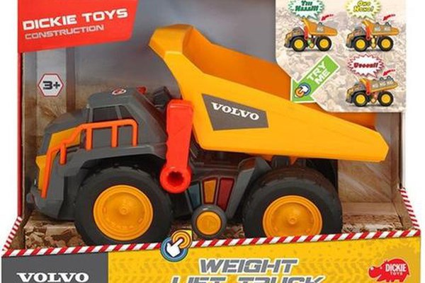 Basculanta Dickie Toys - Volvo Weight Lift Truck, 30 cm