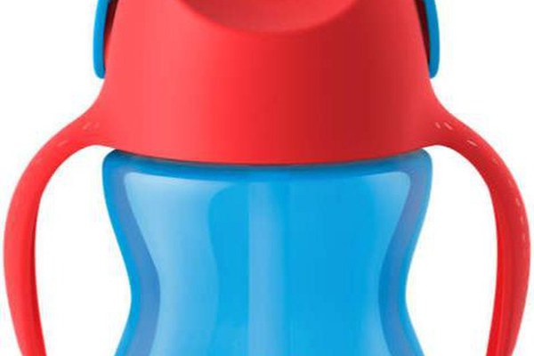 Cana cu pai Philips Avent SCF796/01, 200ml, 9 luni+ (Mov/Albastru)