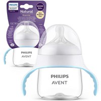 Cana de tranzitie Philips Avent Natural Response SCF263/61, 150 ml, tetina debit 5, +6 luni, tetina care functioneaza ca sanul mamei, tetina fara scurgeri, fara BPA, usor de curatat - 1