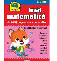 Carte Girasol Scoala acasa Invat matematica, 6+ ani (Multicolor) - 1