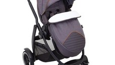Carucior Graco Evo XT Iron, 0-15 kg, 0-3 ani (Gri)