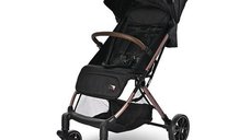 Carucior Lorelli Ribera Black Pearl, tip troler, pentru 0 luni-3 ani, pana la 15 kg, pliere cu o mana, spatar reglabil si roti cu suspensie