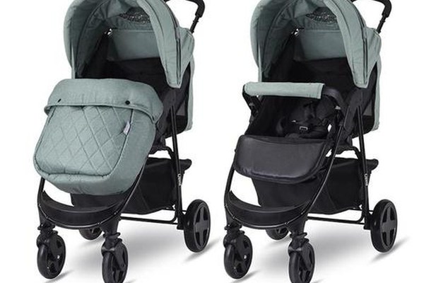 Carucior sport Lorelli Olivia Basic, cu husa de picioare, spatar si copertina reglabile, prindere centura in 5 puncte, material impermeabil, suspensie individuala, Green Bay